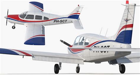 3D model Aircraft Piper PA 28 161 Warrior II | 3D Molier International
