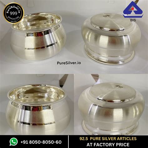Buy Wholesale Silver Pooja Items and Silver Utensils with BIS Hallmark ...