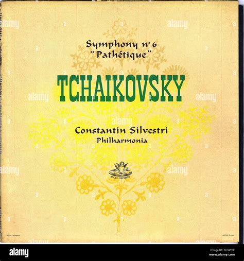 Tchaikovsky Symphony 6 - Silvestri Angel - Classical Music Vintage ...