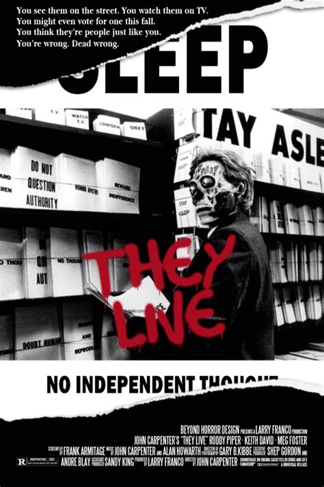 They Live 1988 Poster