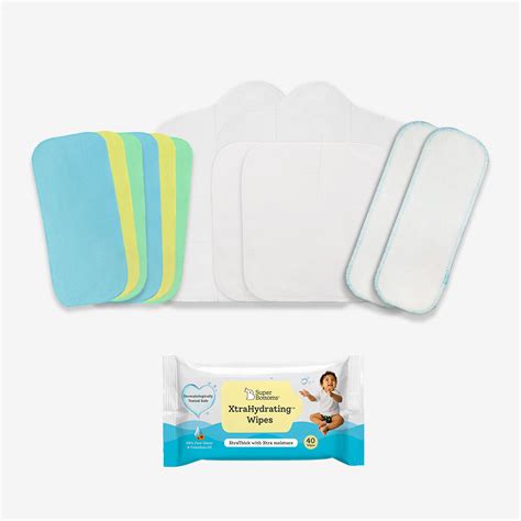 Freesize UNO Inserts + Wipes Combo | SuperBottoms