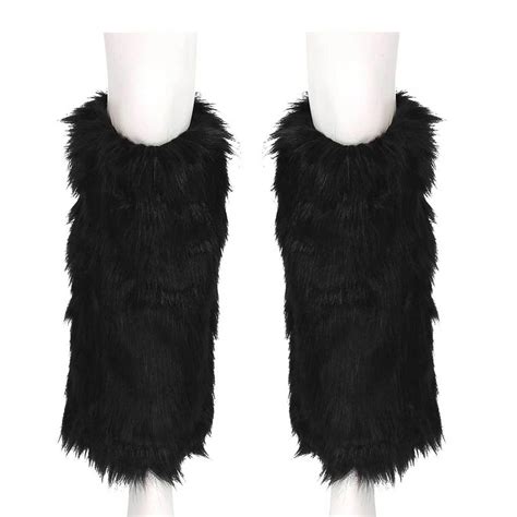 💰Koop Women's Faux Fur Arm Warmers Wrist Cuffs with Furry Leg Warmer ...