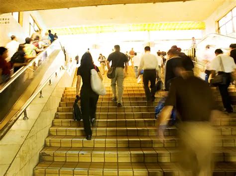 US university creates 'texting' lane on busy staircase - The Economic Times