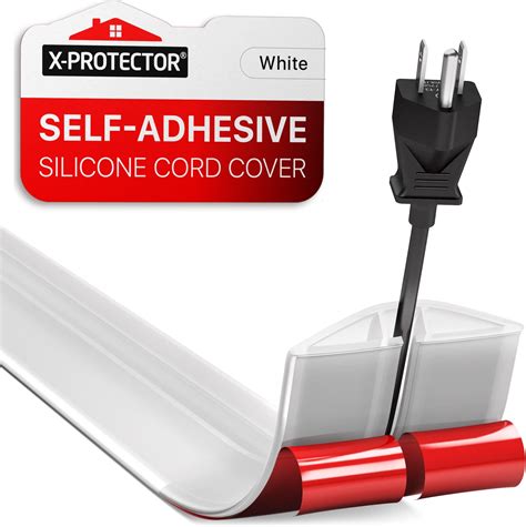 Floor Cord Cover X-Protector - 5’ Overfloor Cord Protector - Self ...