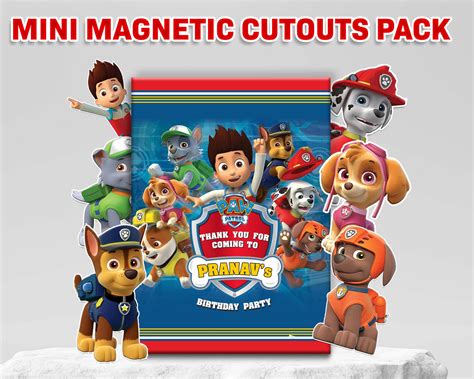 Paw Patrol Theme Mini Magnetic Return Gift Pack | Return Gift – Party ...