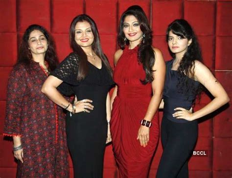 Deepshikha Naagpal, Neena Singh and Aartii Naagpal during a surprise ...