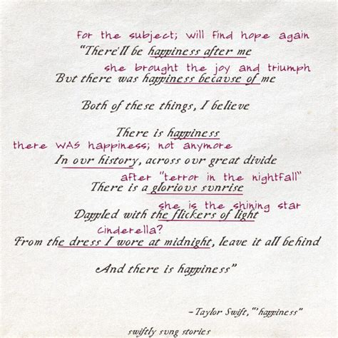 The Sad Irony of Taylor's "happiness" Lyrics Meaning: Full Analysis ...
