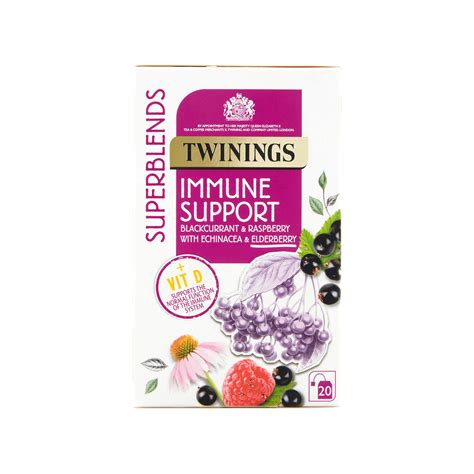 Twinings – Superblends Immune Support Tea – Blackcurrant & Raspberry ...