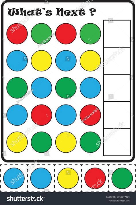 Color Pattern Worksheet for Math 的图像结果