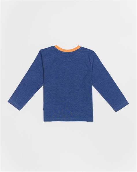 Buy Boys Full Sleeve T Shirt Vehicle Print-Navy Online at Best Price ...