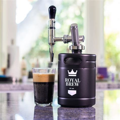 Royal Brew Nitro Cold Brew Coffee Maker Home Keg Kit System // 64oz ...