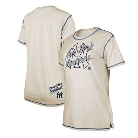 Women’s New York Yankees New Era White Team Split T-Shirt – Official ...