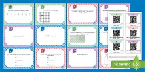 Year 5 NAPLAN Numeracy Exit Tickets - Set 2 ∣ Mathematics