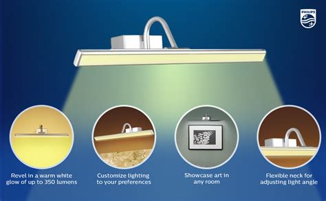 Buy PHILIPS 7-Watts Moonglade Silver Picture Light | Picture Light for ...