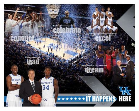 🔥 Free Download University Kentucky Uk Wildcats Basketball Poster ...