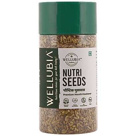 Buy Wellubia Nutri Seeds - Mouth Freshener, Natural Colours, Good For ...