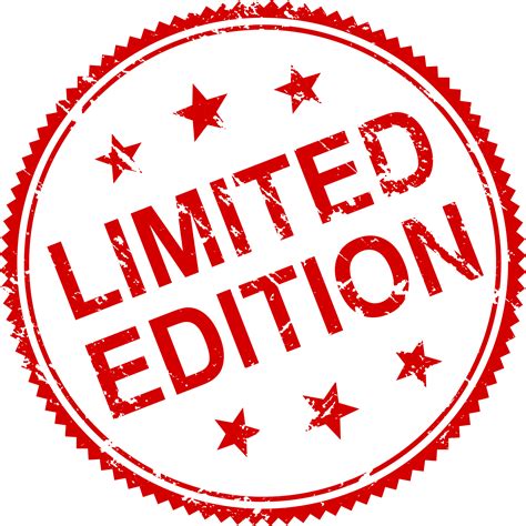 Limited Edition Sticker Png