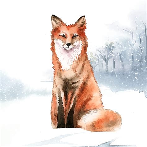 Images de Dessin Renard Neige – Téléchargement gratuit sur Freepik