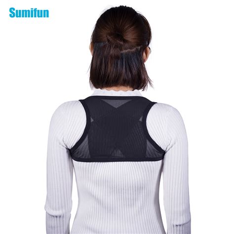 1pcs Sumifun Female Women Upper Back Brace Support Belt Band Posture ...