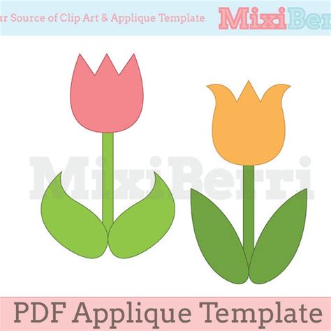 Image result for Tulip Applique Pattern