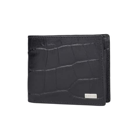 Buy CROCS Mens Leather 1 Fold Wallet (Black_Free Size) at Amazon.in