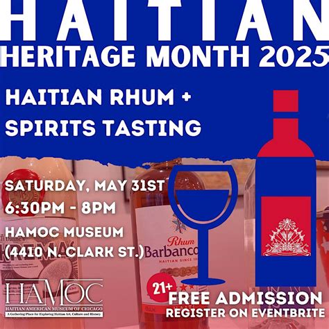 Haitian Heritage Month Rhum + Spirits Tasting, The Haitian American ...
