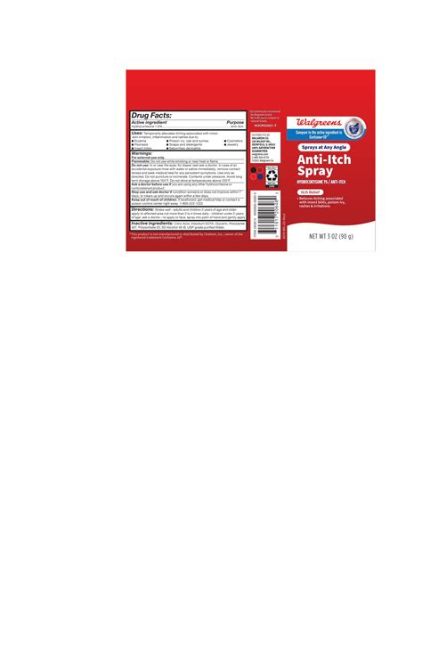 Walgreens Anti Itch Spray
