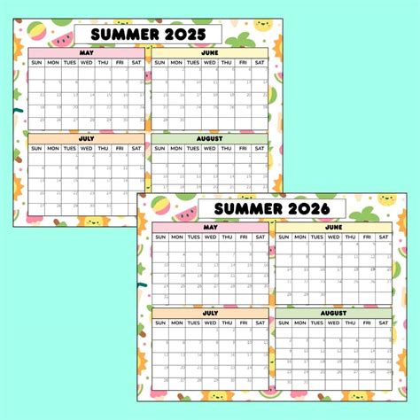 Free 6-Week Calendar Printable