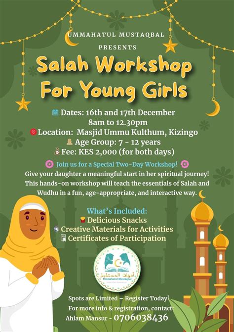 Empowering Your Child, One Salah at a Time!, Masjid Ummul Kulthum ...