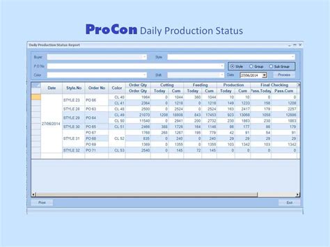Real Time Production Monitoring System By Crystal