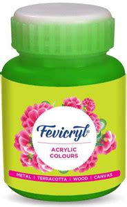 Flipkart.com | Fevicryl Pearl Acrylic Painting Color (Green, 100ml)
