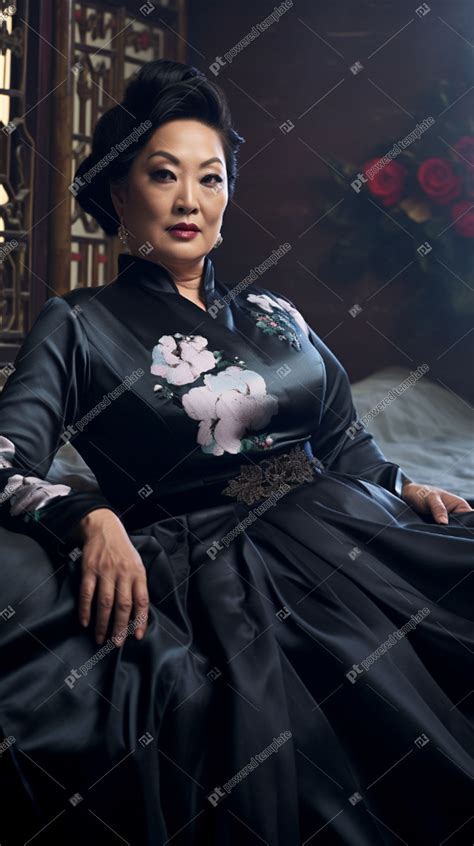 Elegant 45-Year-Old Chinese Woman Ethereal Surrealism in UHD ...