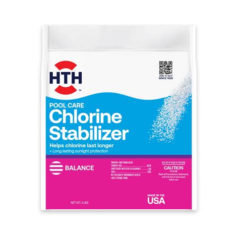 HTH Pool Care Chlorine Stabilizer, Sunlight Protection, Extends ...