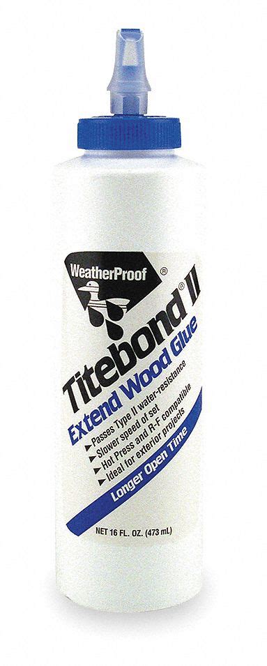 TITEBOND, II Premium Extend, Extended Working Time, Wood Glue - 3KRU6 ...