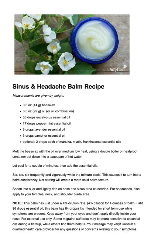 Sinus Headache Remedy