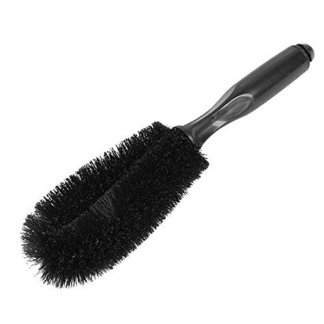 Black Dust Brush on White Background