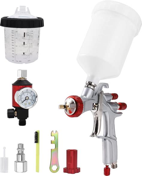 Amazon.com : LVLP Spray Gun YT160 Premium Kit, Automotive Paint Gun with 1.3mm Tip with Air ...