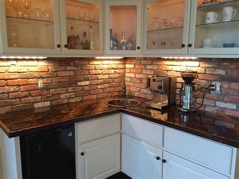 Brick As A Backsplash