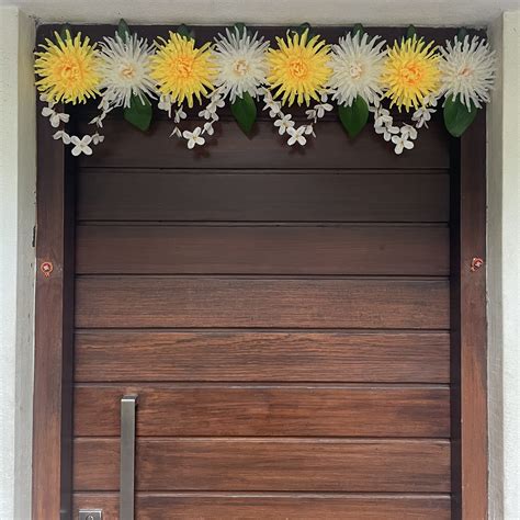 Elegant Artificial Flower Indian Toran | Bandanwaar | Door Hanging ...