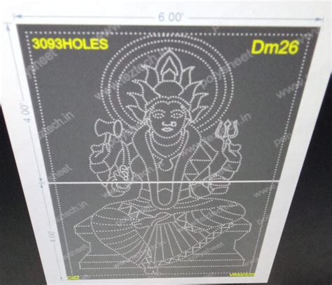 DM26 DEVI MATA 8X6 FEET 3093 HOLES (2 PARTS)