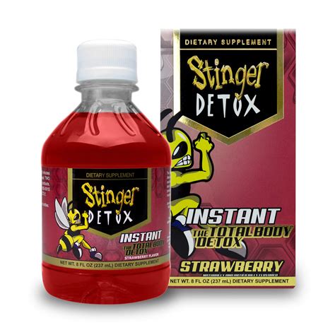 Stinger Detox Instant Detox Drink - Strawberry Flavor - 8 FL OZ | Buy ...