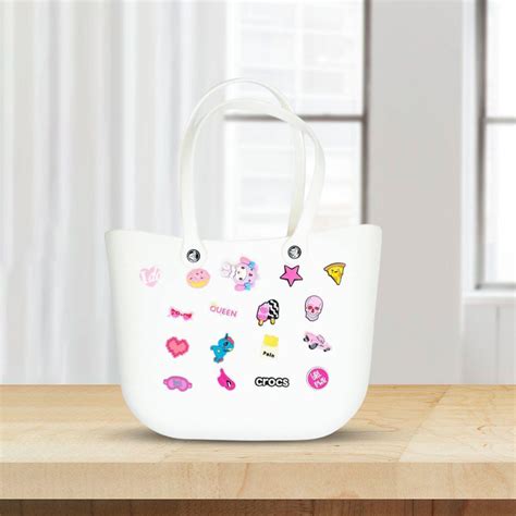 Crocs - big beach bag with jibbitz White – Kidspark