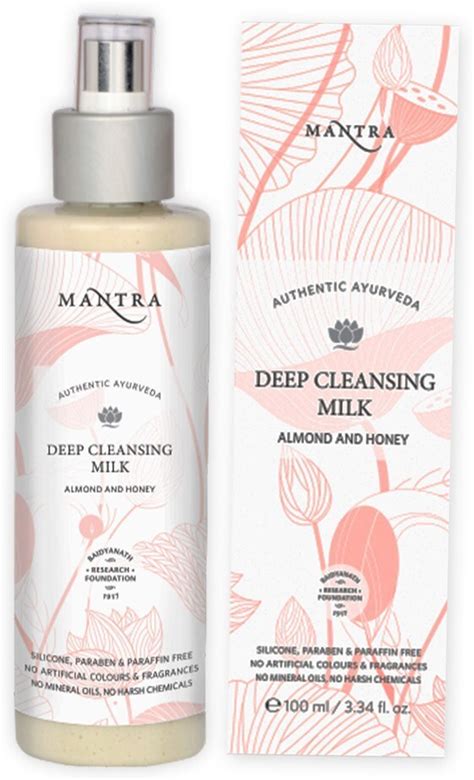 MANTRA Deep Cleansing Milk Almond And Honey | Removes Waterproof ...