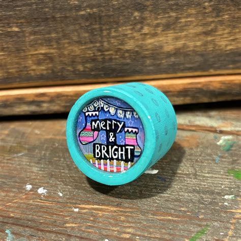 Merry and Bright Turquoise Winestopper – PS Enjoy Your Life