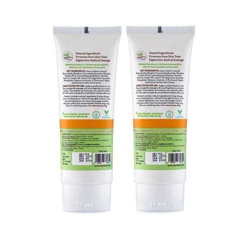 Vitamin C Face Wash with Vitamin C and Turmeric for Skin Illumination ...