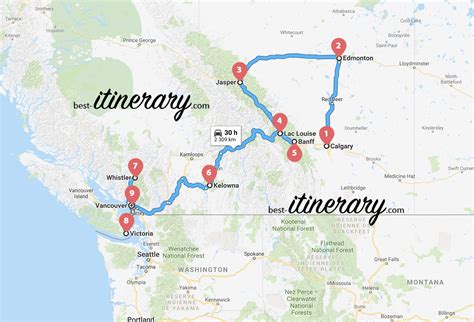 Western Canada road trip - Best Itinerary