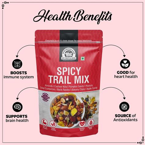 Wonderland Foods 200g Spicy Trail Mix Pouch