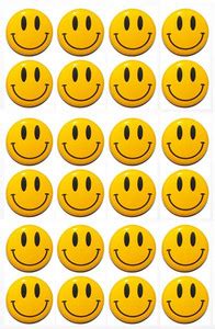 Kraftella Smiley Emoji Opaque Magnet for Magnetic White-Boards ...