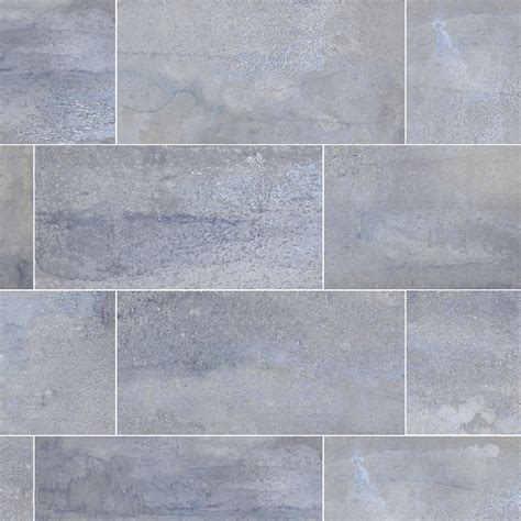 Blue Porcelain Tile Floor