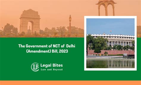 The Government of National Capital Territory of Delhi (Amendment) Bill ...